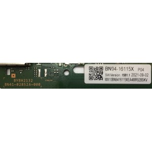 MAIN PARA SMART TV SAMSUNG 4K / NUMERO DE PARTE BN94-16115X / BN41-02852A / BN9416115X / BN41-02852A-000 / 16115X / PANEL CY-BT060HGSV1H / DISPLAY BN96-50741A  / JE601R3HD1K / SUSTITUTA BN94-00053T UN70TU7000 UB07 / MODELO UN60TU7000FXZA UA02
